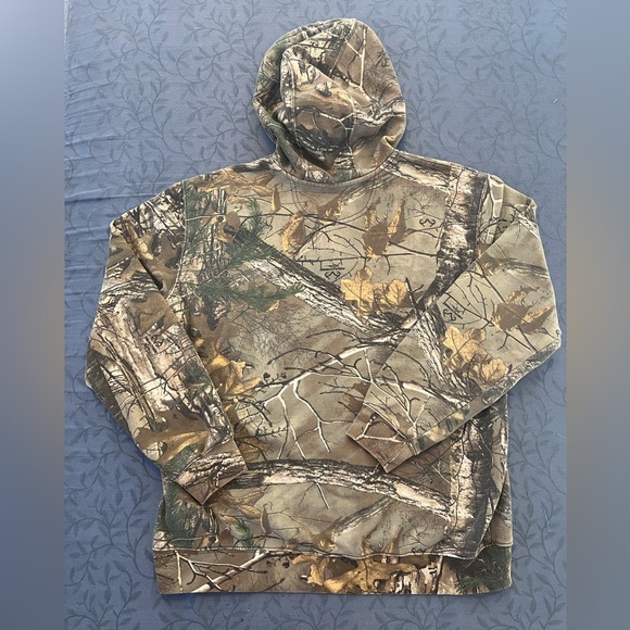 Carhartt Realtree Camo Hunting Zip Up Hoodie Large Original Fit - Picture 4 of 9